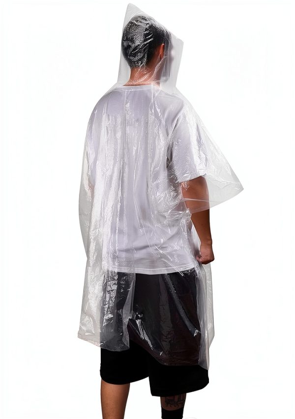 AdventureGear Waterproof Poncho Transparent Unisex-1