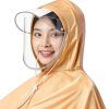 Fockety Men's Cycling Rain Poncho PVC Waterproof-3