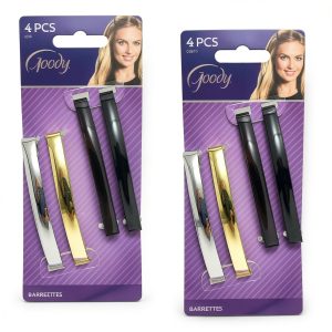 Goody Domed Tight Barrettes Hair Clip Secure Hold-0