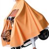 Fockety Men's Cycling Rain Poncho PVC Waterproof-4