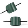 WILLBOND Faux Leather Hair Barrette Oval 4‑Piece Elegant-3