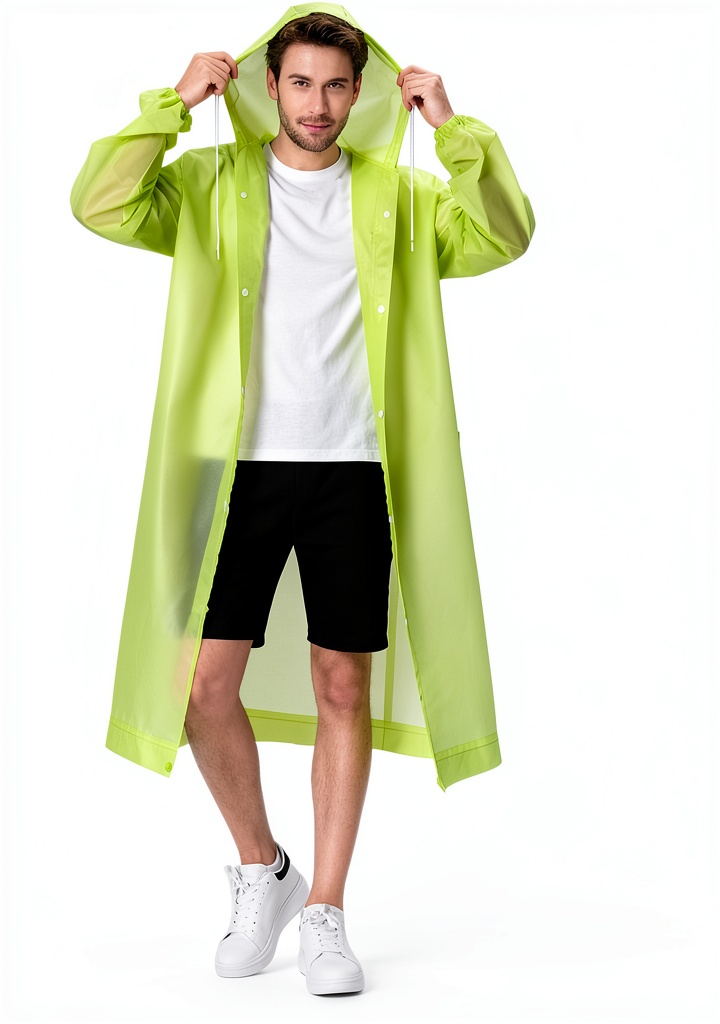 Waterproof cycling rain ponchos for men