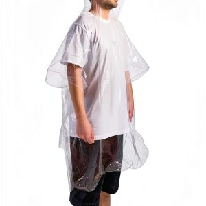 AdventureGear Waterproof Poncho Transparent Unisex-0