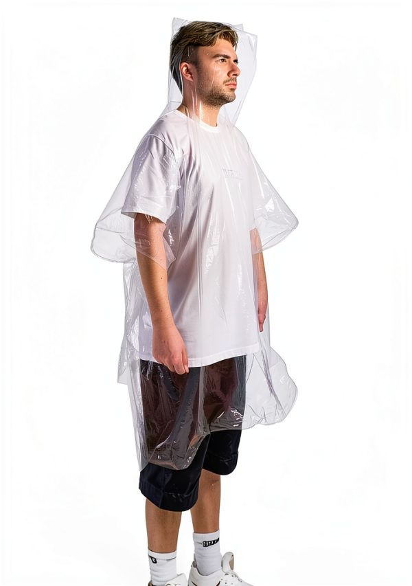AdventureGear Waterproof Poncho Transparent Unisex-0
