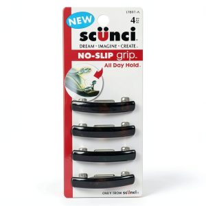 Scunci No Slip Hair Barrette Durable Design-0