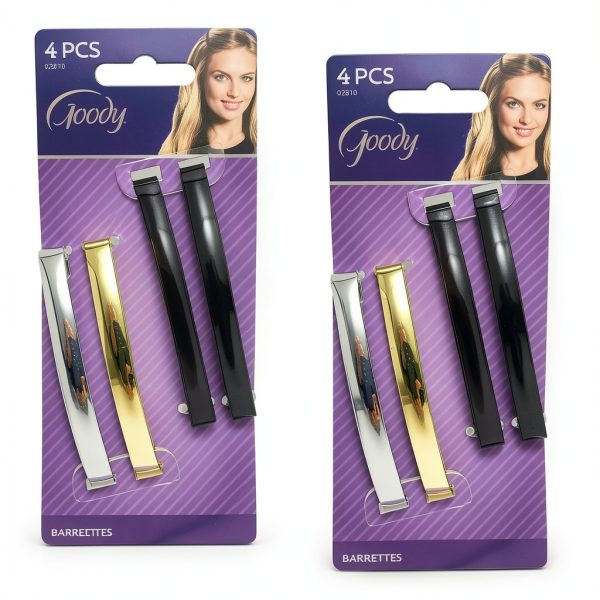 Goody Domed Tight Barrettes Hair Clip Secure Hold-1