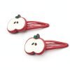 Apple Hair Clips Thinslimer Kawaii Design Set-5