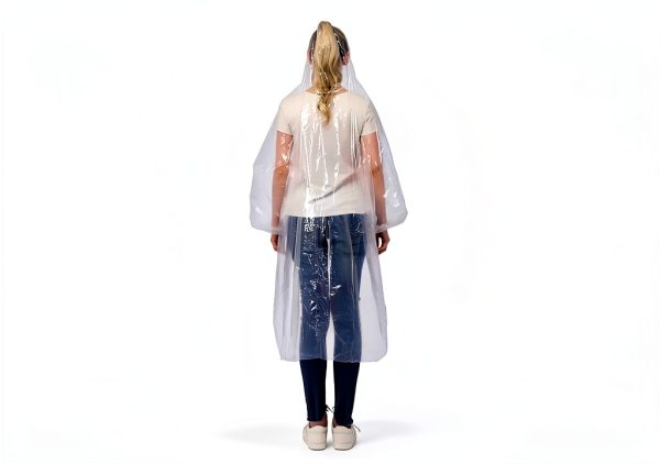 SWOGAA Disposable Rain Poncho Extra Thick Adults 4 Pack-4