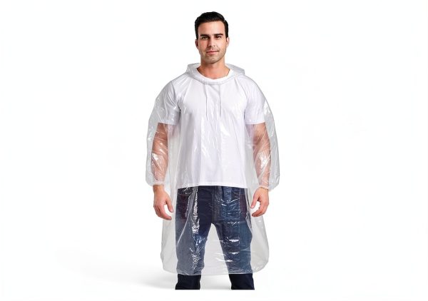 SWOGAA Disposable Rain Poncho Extra Thick Adults 4 Pack-6