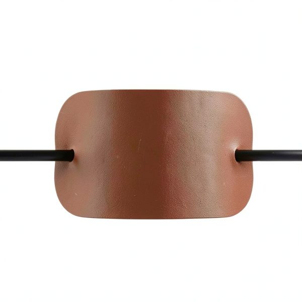 WILLBOND Faux Leather Hair Barrette Oval 4‑Piece Elegant-6