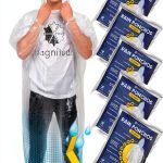Magnitudo Clear Plastic Raincoat for Men Unisex-0