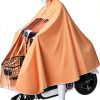 Fockety Men's Cycling Rain Poncho PVC Waterproof-6