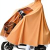 Fockety Men's Cycling Rain Poncho PVC Waterproof-5