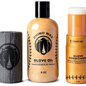 Baseball Glove Oil Starter Kit Rhino Wax-0