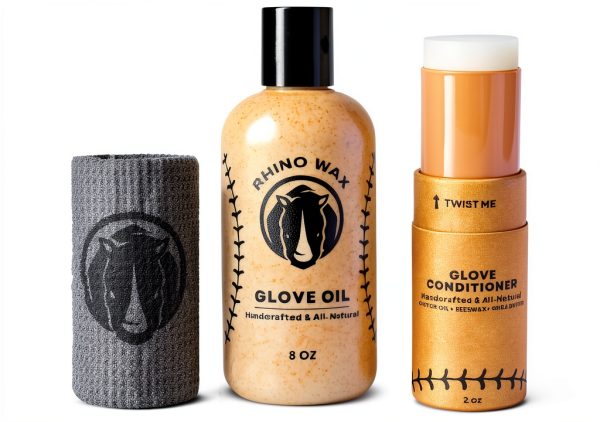 Baseball Glove Oil Starter Kit Rhino Wax-0