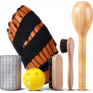 Baseball Glove Break-in Kit SISIPAI LIFE 6-Piece Wood Mallet Set-0