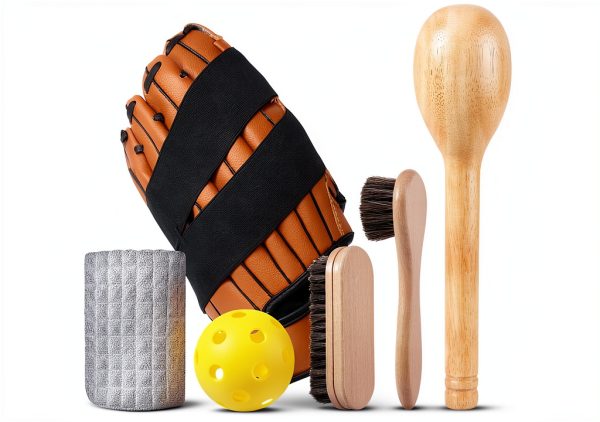 Baseball Glove Break-in Kit SISIPAI LIFE 6-Piece Wood Mallet Set-0