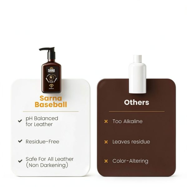 Baseball Glove Cleaner SARNA BASEBALL 8 oz Leather Softener-4