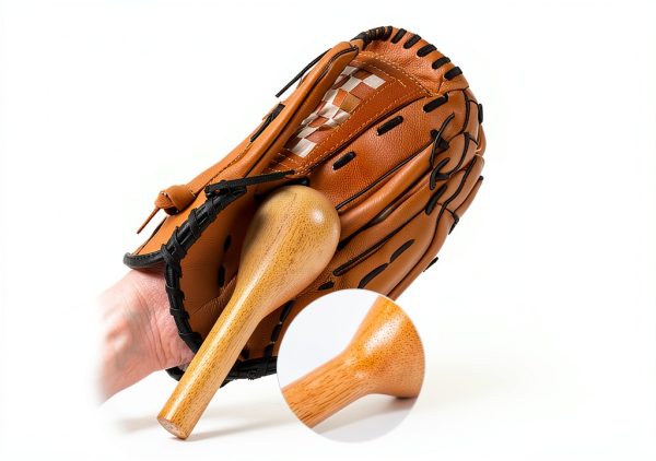 Baseball Glove Break-in Kit SISIPAI LIFE 6-Piece Wood Mallet Set-3