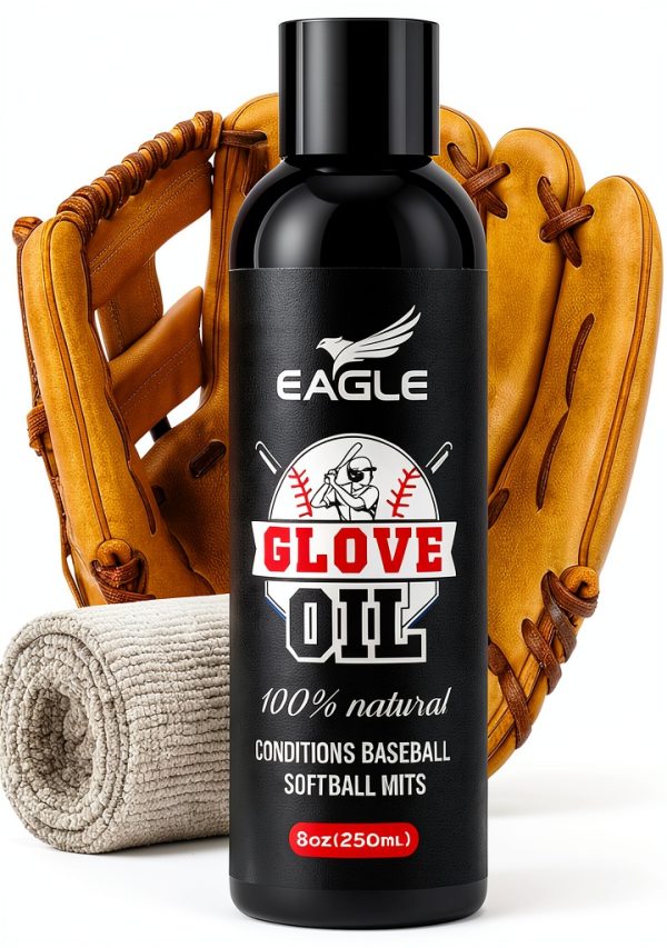 Glove Oil Eagle Conditioner for Baseball & Softball Gloves 8.45oz-0