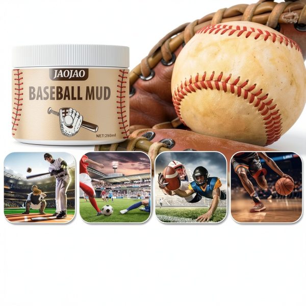 Baseball Mud JAOJAO YLUS050 Red 10mm Mud Treatment for Pitchers-4