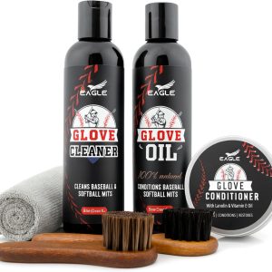 Eagle Glove Care Kit Leather Glove Maintenance Set 6-Piece Clear-0