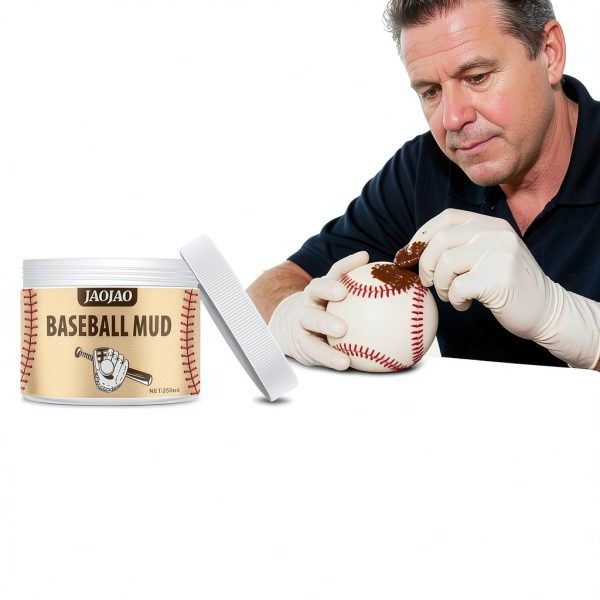 Baseball Mud JAOJAO YLUS050 Red 10mm Mud Treatment for Pitchers-1