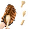 SISIPAI LIFE Baseball Glove Mallet 11.8" Natural Wood One-Piece-5