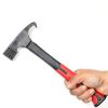 Camping Hammer DESHIL 10.8" Heavy Duty Mallet with Rubber Grip Red-3