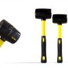Benchmark Rubber Mallet Set 8‑oz 16‑oz 32‑oz with Fiberglass Handles-2