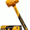 Rubber Mallet 16oz Kzotzo Fiberglass Handle Yellow Seamless Design-7