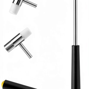Dual Head Small Hammer EupHHonycs 6.88" Plastic Metal Craft Hammer-0