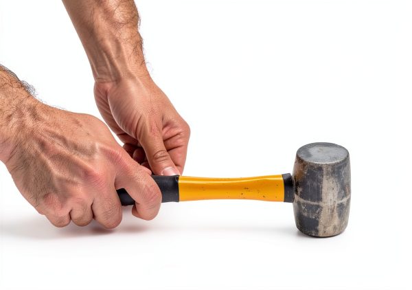 Benchmark Rubber Mallet Set 8‑oz 16‑oz 32‑oz with Fiberglass Handles-3