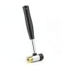 Leather Hammer Zlulary 3 Piece Nylon Mallet Set with Wood Handle-3
