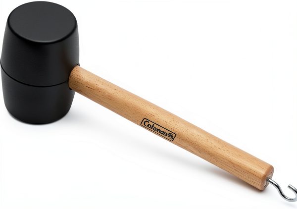 Coleman Rubber Mallet with Tent Peg Remover Hook Double Sided Rubber-0