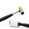 Leather Hammer Zlulary 3 Piece Nylon Mallet Set with Wood Handle-5