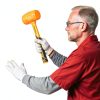 Rubber Mallet 16oz Kzotzo Fiberglass Handle Yellow Seamless Design-2