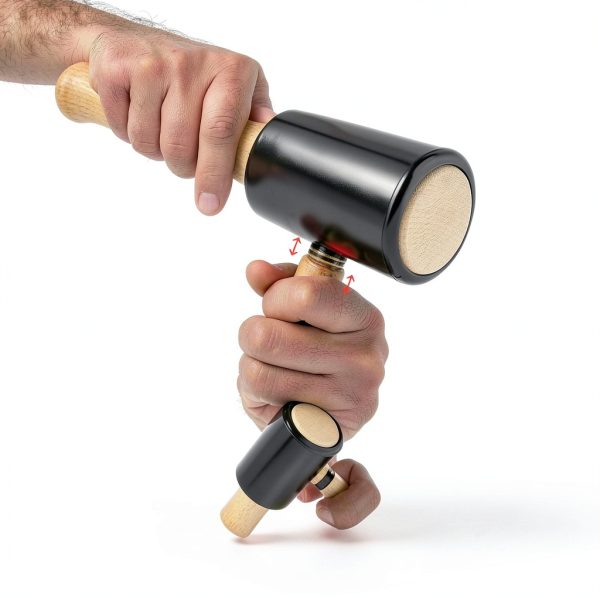 Wood Carving Mallet Gulfmew 15oz Beech Handle and Urethane Head-4