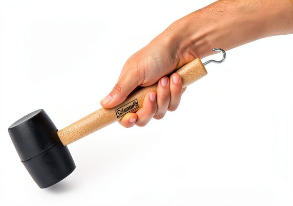 Coleman Rubber Mallet with Tent Peg Remover Hook Double Sided Rubber-2