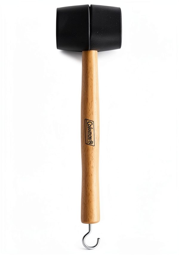 Coleman Rubber Mallet with Tent Peg Remover Hook Double Sided Rubber-1