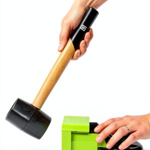 Floor Gap Fixing Tool Gap Tap - Suction Cup & Non‑Scratch Mallet-0