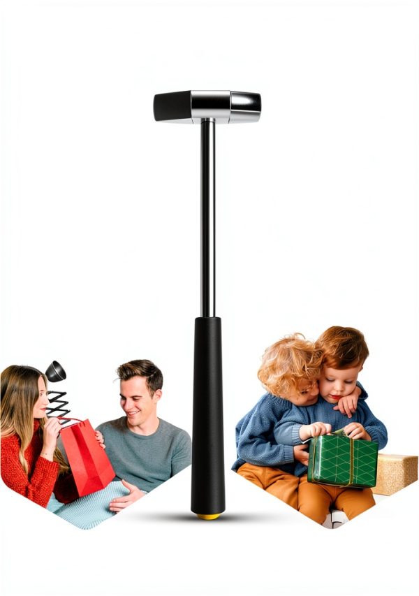 Dual Head Small Hammer EupHHonycs 6.88" Plastic Metal Craft Hammer-6
