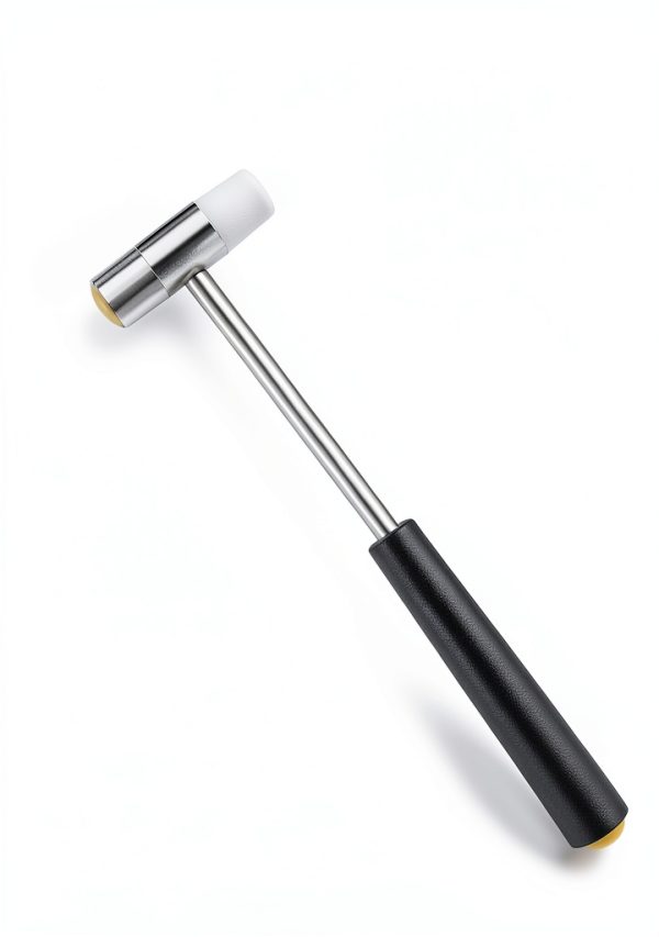 Dual Head Small Hammer EupHHonycs 6.88" Plastic Metal Craft Hammer-1