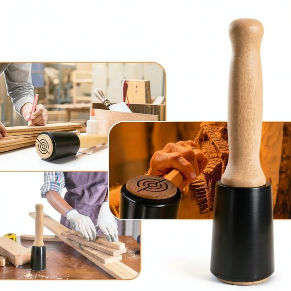 Precision Wood Carving Mallet 15oz Medium Schaaf Tools Urethane Head-5