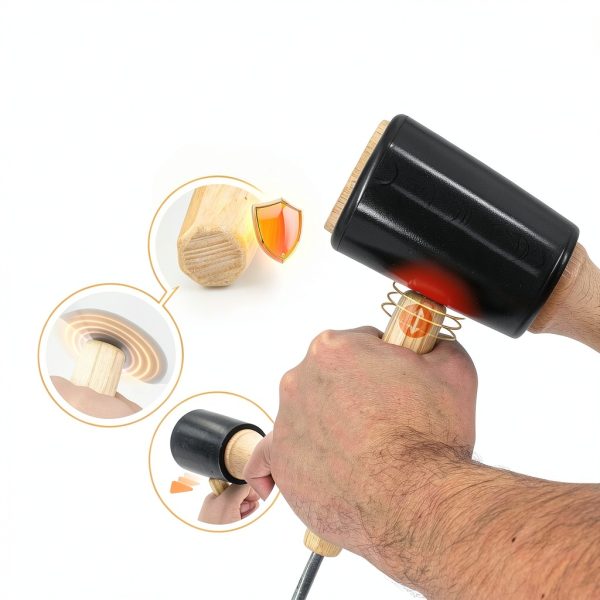 Precision Wood Carving Mallet 15oz Medium Schaaf Tools Urethane Head-3