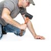 Rubber Mallet HORUSDY 16 Oz Fiberglass Handle Orange Shockproof-5