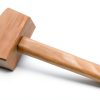 Wooden Mallet GREBSTK 12IN Beech Solid Tool with Textured Grip-1