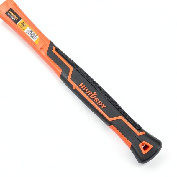 Rubber Mallet HORUSDY 16 Oz Fiberglass Handle Orange Shockproof-4