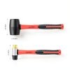 Hammer Set WOTAHI 2-Piece 16 oz Rubber Mallet & 35 mm Soft Hammer Red-4