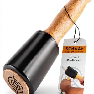 Precision Wood Carving Mallet 15oz Medium Schaaf Tools Urethane Head-0